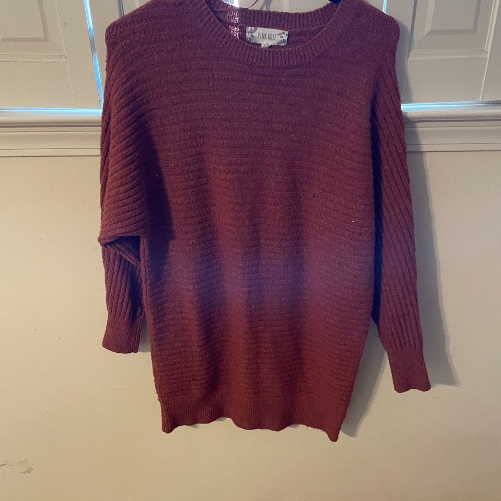 Orange sweater
